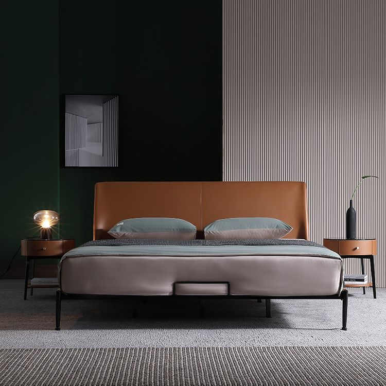 NOVE IN PELLE E METALE NOTTO MODERA MINIMALIST IN MIMERISTRO CONTO OPERO CON GAMBIE