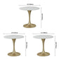 Traditional Luxury Round Dining Site Table Stone Home Furniture with Tulip Base Clearhalo ' dining_table' 'Dining Tables & Seating' 'Dining Tables' 'furn' 'furn_dining_table' 'Furniture' 'furniture_dining_table' 'Kitchen & Dining Furniture' 'kitchen&dining_furn' 'kitchen' 'kitchen_dining_table' 1200x1200_b8a987c5-3c17-4a3c-ba59-501660c8ecd7