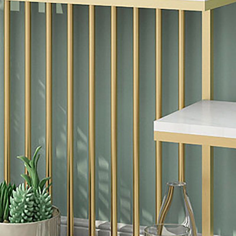 11.81"W Bookcase Glam Style Open Back Bookshelf for Office Study Room Home Clearhalo 'Bookcases' 'furn' 'furn_bookcases' 'Furniture' 'furniture_bookcases' 'kitchen' 'kitchen_bookcases' 'Living Room Furniture' 'Office Furniture' 1200x1200_b8b0106d-6258-45cf-9ea2-482786c523d3