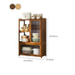 Modern Porte acriliche Dining Server Scheda in legno con archiviazione aperta