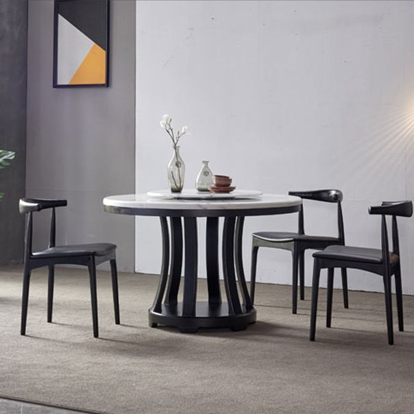 Modern White Standard Dining Table Round Marble Dining Table with Pedestal Base Clearhalo ' dining_table' 'Dining Tables & Seating' 'Dining Tables' 'furn' 'furn_dining_table' 'Furniture' 'furniture_dining_table' 'Kitchen & Dining Furniture' 'kitchen&dining_furn' 'kitchen' 'kitchen_dining_table' 1200x1200_b8b4eca2-f880-4b6c-bf7c-723ab5eec820