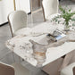 Traditional Luxury Dining Table Rectangle Sintered Stone Top Table with Metal Base Clearhalo ' dining_table' 'Dining Tables & Seating' 'Dining Tables' 'furn' 'furn_dining_table' 'Furniture' 'furniture_dining_table' 'Kitchen & Dining Furniture' 'kitchen&dining_furn' 'kitchen' 'kitchen_dining_table' 1200x1200_b8b4f803-9f24-47e5-8cb9-13cc15593573