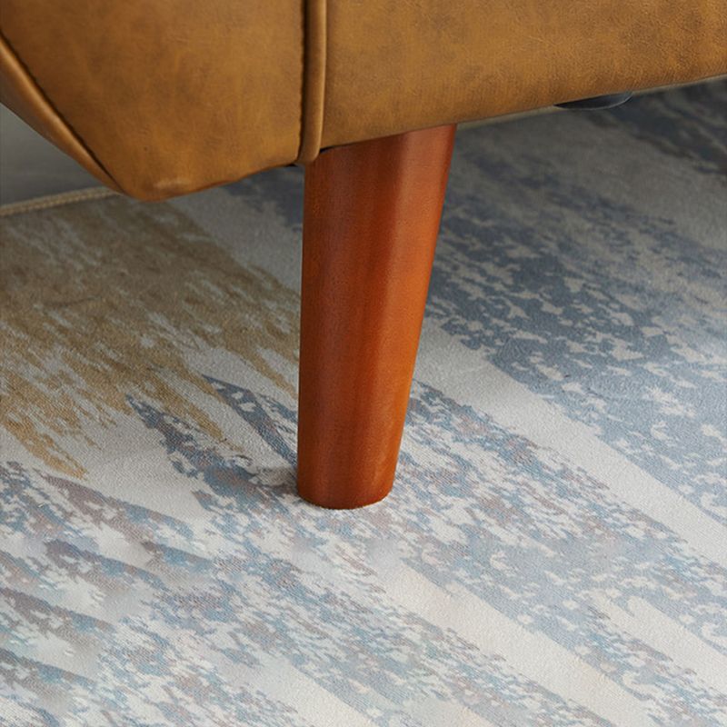 Modern Leather Sofa Flared Arm Button-tufted Loose Back Sofa for Living Room Bedroom Clearhalo 'furn' 'furn_sofas' 'Furniture' 'furniture_sofas' 'kitchen' 'kitchen_sofas' 'Living Room Furniture' 'Sofa' 'sofas' 1200x1200_b8b516f6-dc9e-48e3-8863-fe03f84191ad