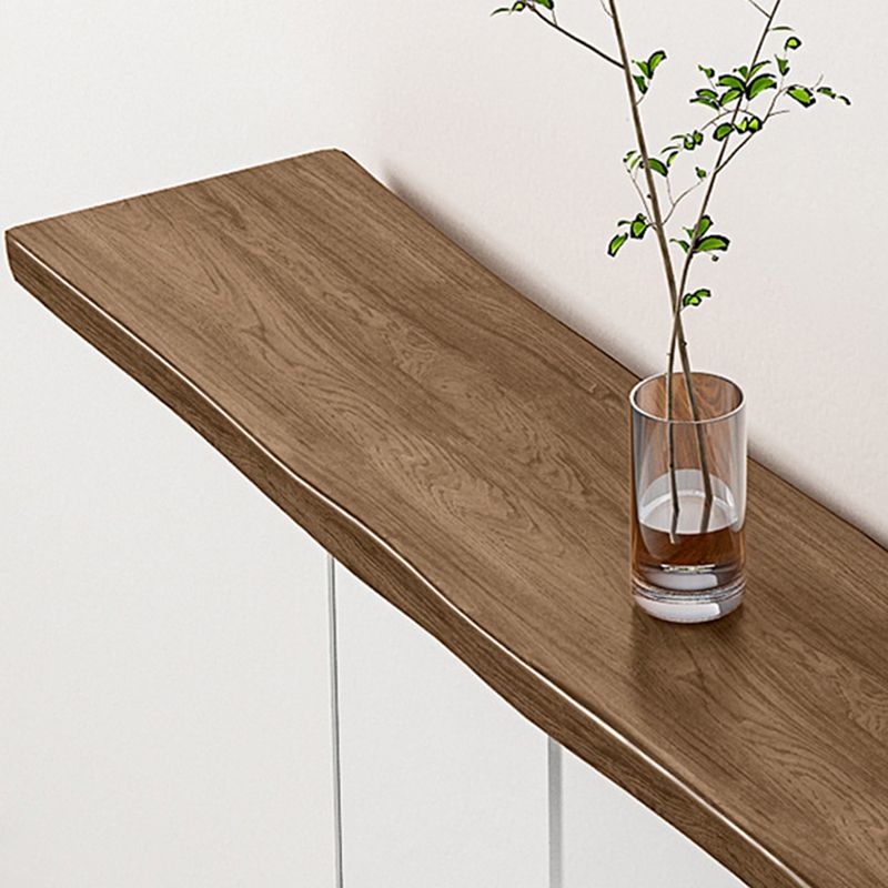 Contemporary Acrylic Console Table 11.8" W Rectangle End Table Clearhalo 'Console Tables' 'console_tables' 'Entry & Mudroom Furniture' 'furn' 'furn_console_tables' 'Furniture' 1200x1200_b8b53f6e-6784-4365-9c96-fe0b1fe5885d