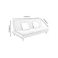 Foldable and Wear-resisting Linen Armless Sofa with Tight Back for Apartment Clearhalo 'furn' 'furn_sofas' 'Furniture' 'furniture_sofas' 'kitchen' 'kitchen_sofas' 'Living Room Furniture' 'Sofa' 'sofas' 1200x1200_b8b587ae-b0b4-459a-b1d1-160406a55086