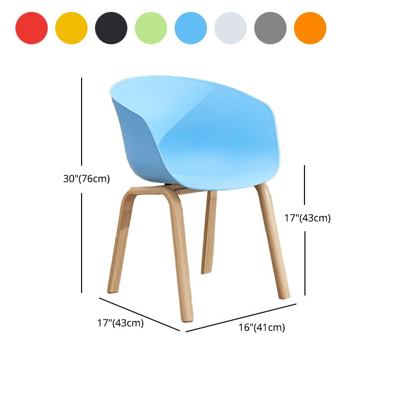 Contemporary Home Solid Back Arm Chair Leather Matte Finish Dining Chair Clearhalo ' kitchen&dining_furn' 'Dining Chairs' 'Dining Tables & Seating' 'dining_chair' 'Furniture' 'furniture_dining_chair' 'Kitchen & Dining Furniture' 'kitchen' 1200x1200_b8b63f1b-cace-4571-8408-923ffc44a251