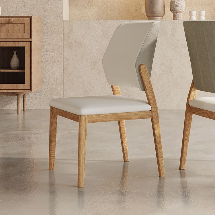 Zeitgenössischer Stil Massivholz 4 Beine Haus verwenden Essneitenstuhl