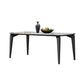 Designer Style Sintered Stone Dining Set Rectangle 1/3/4/6 Pieces Dining Room Table Set Clearhalo 'Dining Room Sets' 'Dining Tables & Seating' 'dining_room_set' 'furn' 'furn_dining_room_set' 'Furniture' 'Kitchen & Dining Furniture' 1200x1200_b8bfd324-87c3-4945-a229-00811f214c88
