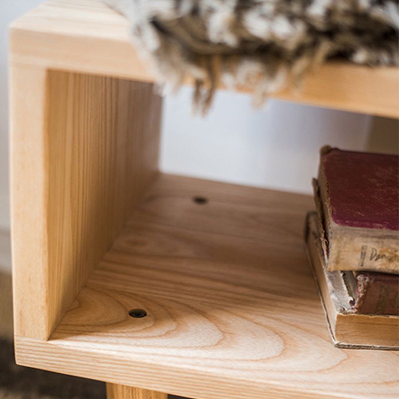 Estantería trasera abierta de estilo moderno, estantería de madera maciza para oficina