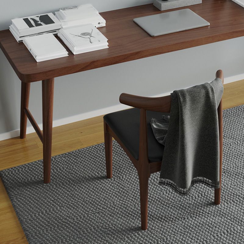 Bureau de bureau contemporain Bois massif 29.53 "TEL