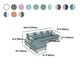 Scandinavian Pillow Top Arm Sectional with Tufted Back and Storage Clearhalo 'Furniture' 'furniture_sectionals' 'Living Room Furniture' 'Sectionals' 1200x1200_b8c2d2b9-8522-4efa-ac03-4c15e0e13f12