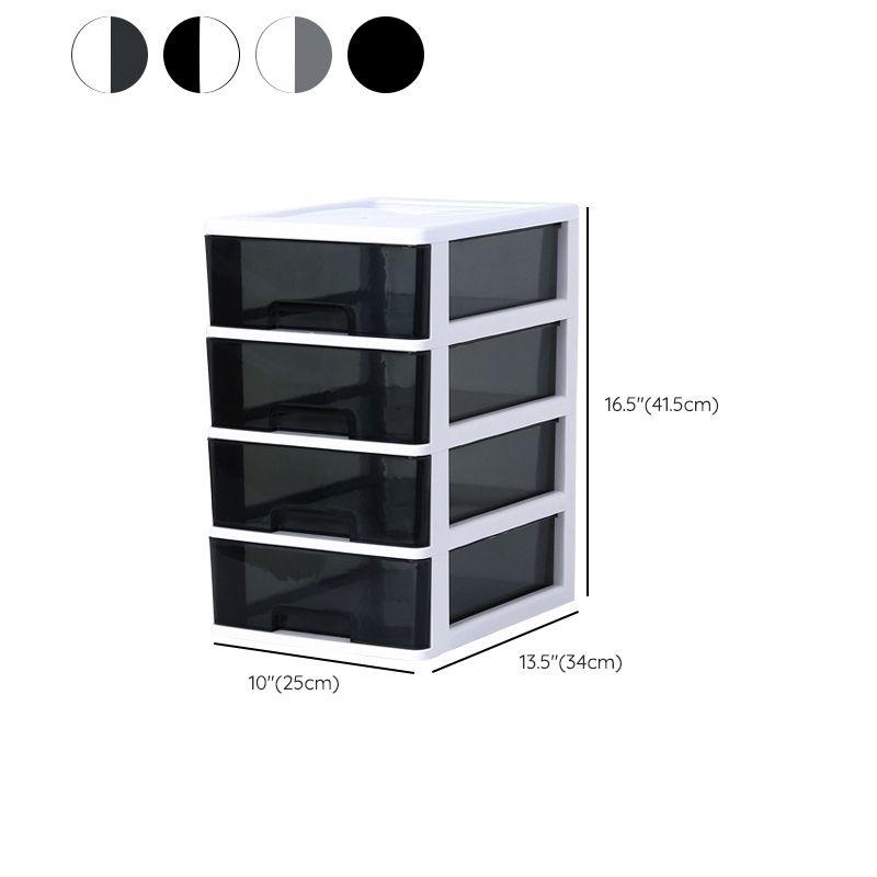 Aktenschrank seitlich Kunststoff moderner Aktenschrank mit Schubladen für Zuhause und Büro