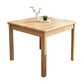 Table de cuisine de salle à manger Table de salle à manger en bois massif en bois d'hévéa