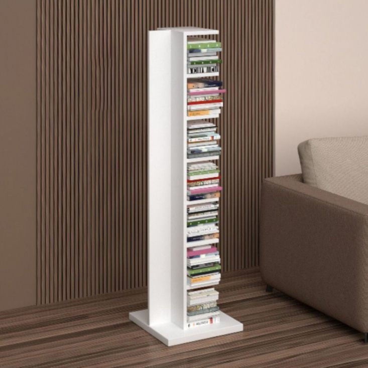 13.78"W Bookcase Contemporary Style Invisible Bookshelf for Home Office Clearhalo 'Bookcases' 'furn' 'furn_bookcases' 'Furniture' 'Office Furniture' 1200x1200_b8c7ecda-8920-407e-a731-ea749467f132