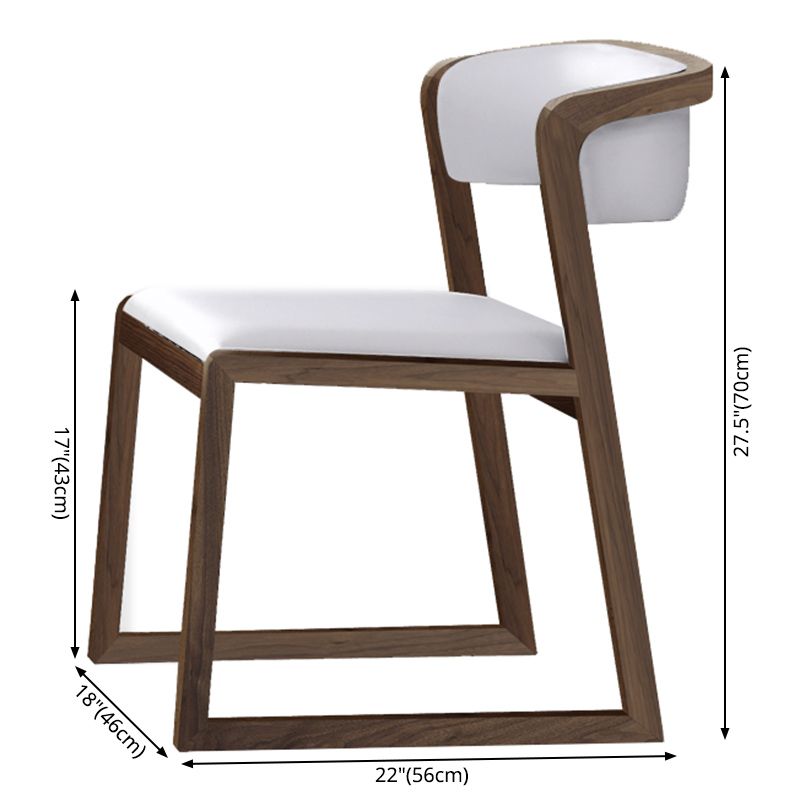 Scandinavian Style Upholstered Side Chairs Open Back Dining Side Chair for Home Use Clearhalo ' kitchen&dining_furn' 'Dining Chairs' 'Dining Tables & Seating' 'dining_chair' 'furn' 'furn_dining_chair' 'Furniture' 'furniture_dining_chair' 'Kitchen & Dining Furniture' 'kitchen' 1200x1200_b8c85ff4-9d71-427a-b12b-d6ccfaee49c5