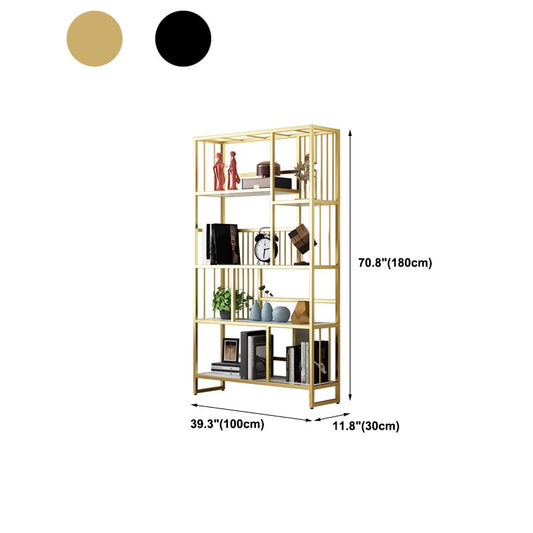 Etagere Bookshelf Modern Metel Bookshelf for Living Room 70.9" H X 11.8" W