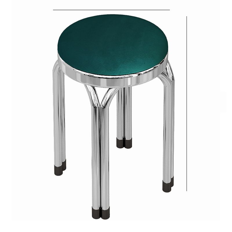 Round Modern Standard Leather Water Resistant Standard for Drawing Room Clearhalo 'furn' 'furn_ottomans_poufs' 'Furniture' 'Living Room Furniture' 'Ottomans & Poufs' 'ottomans_poufs' 1200x1200_b8cc5041-dc94-4375-b9c6-8df1fca1c4ac