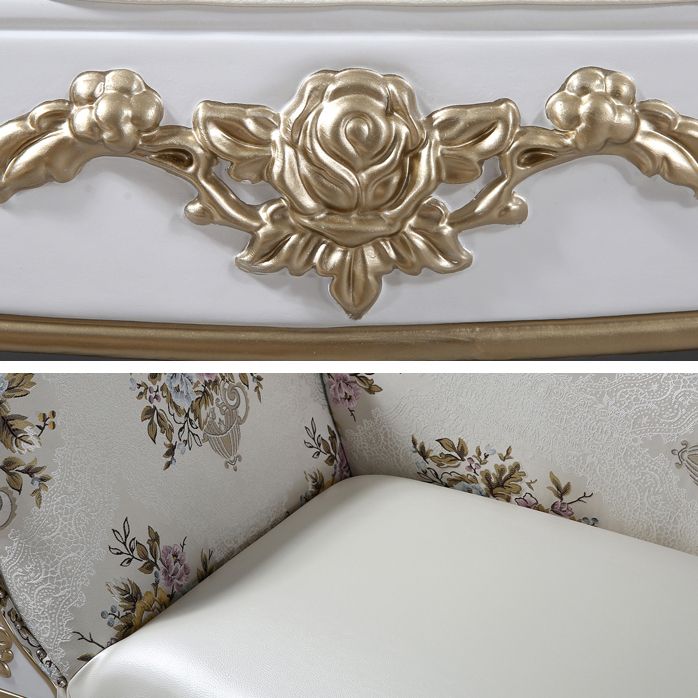 Modern Glam Upholstered Chaise Lounge Couch Rolled Arms Chaise Clearhalo 'Chairs & Seating' 'Chaise Lounge' 'chaise_lounge' 'furn' 'furn_chaise_lounge' 'Furniture' 'Living Room Furniture' 1200x1200_b8cc900e-e394-4580-ac48-ec0d1fdd89eb