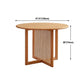 Contemporary Solid Wood Dinner Table Round Wood Base Dining Table Clearhalo 'Dining Tables & Seating' 'Dining Tables' 'dining_table' 'furn' 'furn_dining_table' 'Furniture' 'Kitchen & Dining Furniture' 1200x1200_b8cd0db1-7395-4bb6-9dcf-f4deed35f95d