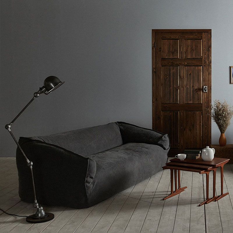 Velvet Pillow Top Arm Sofa 38.5"W with Tight Back Stain Resistant Sofa Clearhalo 'furn' 'furn_sofas' 'Furniture' 'furniture_sofas' 'Living Room Furniture' 'Sofa' 'sofas' 1200x1200_b8cea265-a28c-4020-998b-d0412282e007