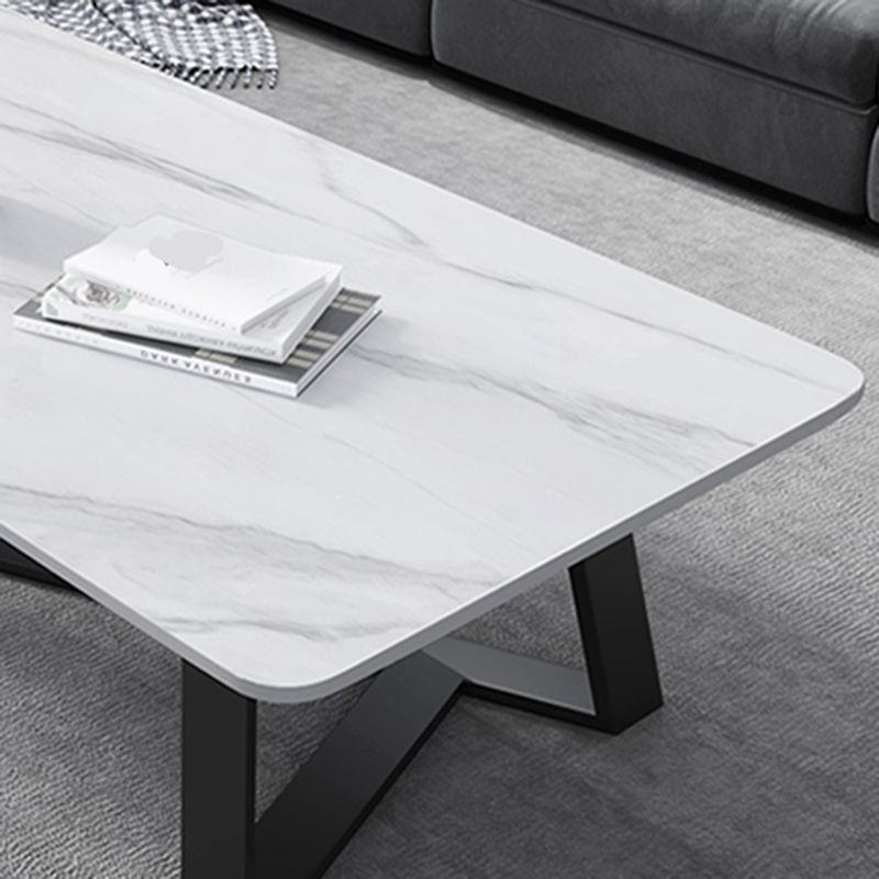 17"H Contemporary Coffee Table Single Slate Coffee Cocktail Table Clearhalo 'Coffee & Accent Tables' 'Coffee Tables' 'coffee_tables' 'furn' 'furn_coffee_tables' 'Furniture' 'Living Room Furniture' 1200x1200_b8d07609-d4db-48b5-a159-72712ce2c3eb