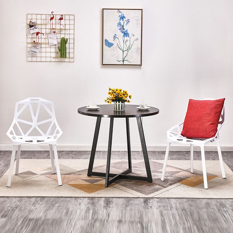 Metal Contemporary Dining Table Indoor Round Table for Kitchen Clearhalo ' dining_table' 'Dining Tables & Seating' 'Dining Tables' 'furn' 'furn_dining_table' 'Furniture' 'furniture_dining_table' 'Kitchen & Dining Furniture' 'kitchen&dining_furn' 'kitchen' 'kitchen_dining_table' 1200x1200_b8d1b0ca-552c-4ac2-9b54-5fde42f678fc