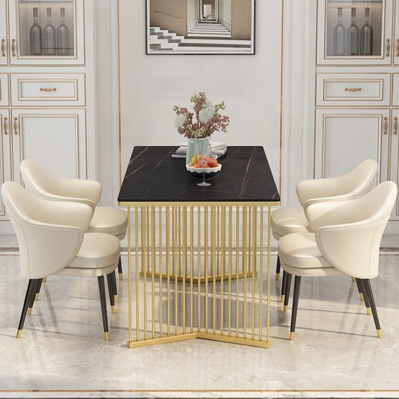 Rectangle Dining Table Traditional Luxury Dining Table with Double Pedestal Base Clearhalo ' dining_table' 'Dining Tables & Seating' 'Dining Tables' 'furn' 'furn_dining_table' 'Furniture' 'furniture_dining_table' 'Kitchen & Dining Furniture' 'kitchen&dining_furn' 'kitchen' 'kitchen_dining_table' 1200x1200_b8d1f64e-68ab-4dea-a7cd-1a02c28f963f