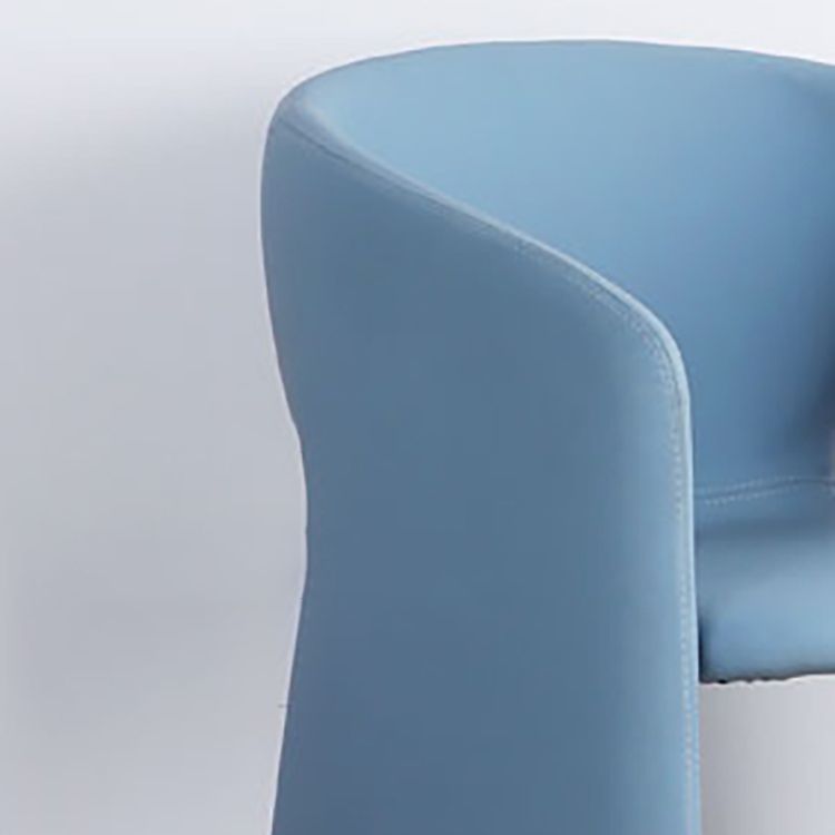 Designer Style Coffee Shop Velvet Arm Chair Matte Finish Solid Back Dining Chair Clearhalo ' kitchen&dining_furn' 'Dining Chairs' 'Dining Tables & Seating' 'dining_chair' 'furn' 'furn_dining_chair' 'Furniture' 'furniture_dining_chair' 'Kitchen & Dining Furniture' 'kitchen' 1200x1200_b8d40d29-1927-4b89-ab63-4e3fd4e2e205