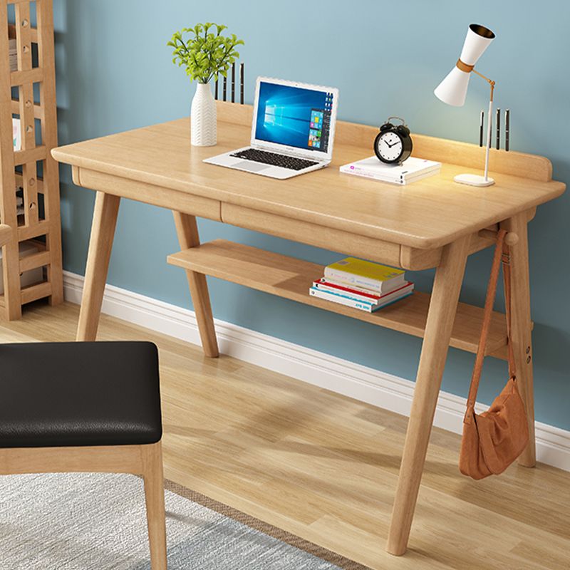 Rectangular Shaped Office Table Wooden Writing Desk for Home Clearhalo 'furn' 'furn_office_desk' 'Furniture' 'Office Desks' 'Office Furniture' 'office_desk' 1200x1200_b8d41a66-0c00-4090-a16b-ae4479fef2f3