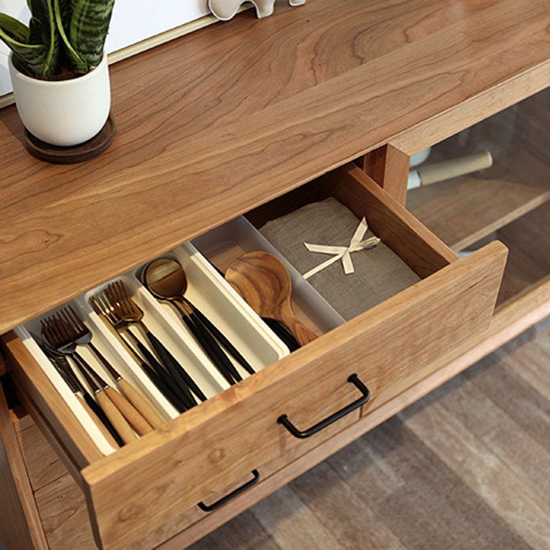 Server buffet in legno a buffet glam con armadi e cassetti