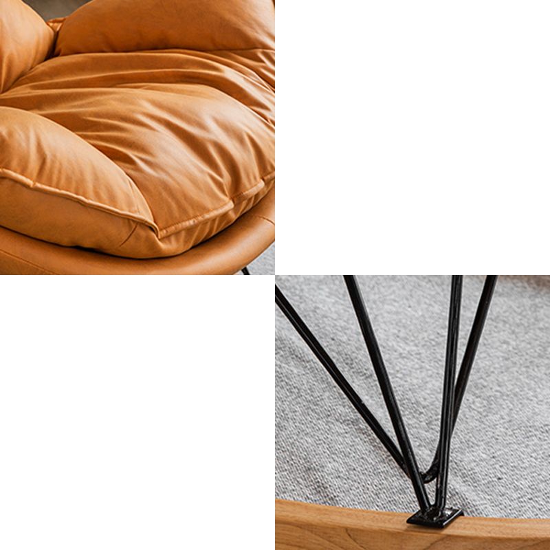 Modern Indoor Sofa Rocking Chair Single Rocking Chair with Cushion Clearhalo 'Chairs & Seating' 'furn' 'furn_rocking_chairs' 'Furniture' 'Living Room Furniture' 'Rocking Chairs' 'rocking_chairs' 1200x1200_b8d8ea32-0a69-4f7f-b77d-378b1810fb86