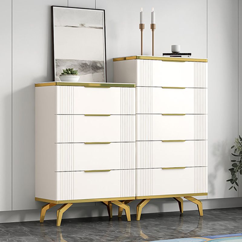 Commode de rangement en pierre de coffre de rangement contemporain de 11,7 pouces de largeur