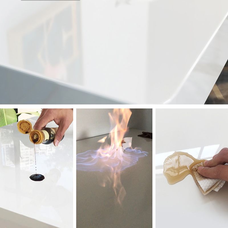 Escritorio de escritura de madera de ingeniería de glamour escritorio de dormitorio con patas de metal