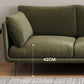 Contemporary Sofa CouchStandard Square Arm Settee Bench with Pillows Clearhalo 'furn' 'furn_sofas' 'Furniture' 'Living Room Furniture' 'Sofa' 'sofas' 1200x1200_b8e6d0b8-334a-46d7-a17c-2f84d4affb2c