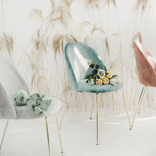 Nordic Style Metal Dining Chairs Dining Side Armless Chair for Kitchen Clearhalo ' kitchen&dining_furn' 'Dining Chairs' 'Dining Tables & Seating' 'dining_chair' 'furn' 'furn_dining_chair' 'Furniture' 'furniture_dining_chair' 'Kitchen & Dining Furniture' 'kitchen' 1200x1200_b8e9709c-eedc-45a8-a0e3-e11efb6a1b42