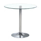 Contemporary Round Dining Room Table Tempered Glass Table with Tulip Base Clearhalo ' dining_table' 'Dining Tables & Seating' 'Dining Tables' 'furn' 'furn_dining_table' 'Furniture' 'furniture_dining_table' 'Kitchen & Dining Furniture' 'kitchen&dining_furn' 'kitchen' 'kitchen_dining_table' 1200x1200_b8eb2b48-d60f-428a-a2a1-3f09d8dbf01b