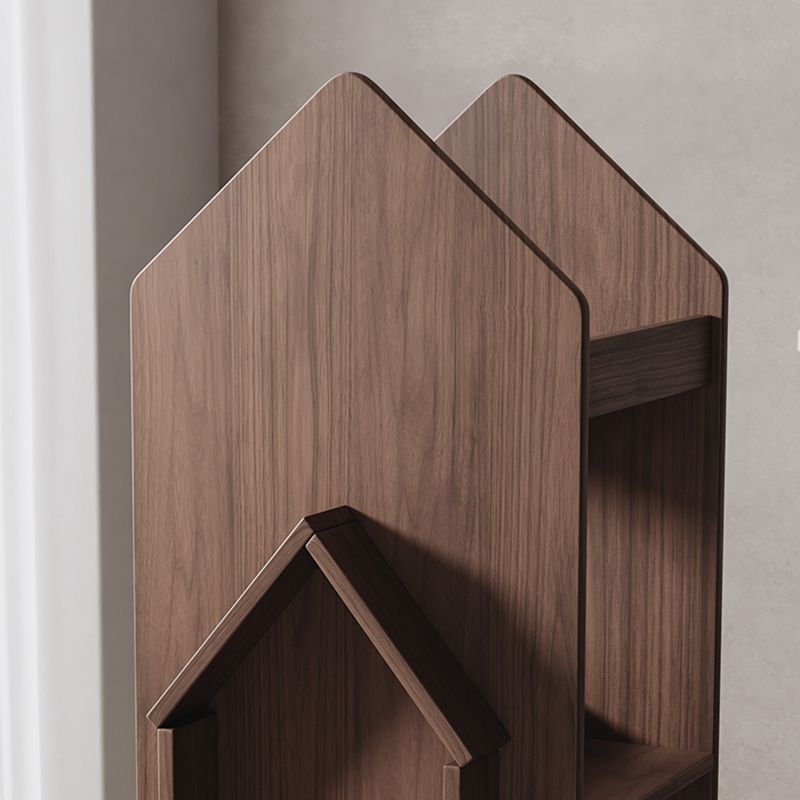 Modern Style Open Back Bookshelf Wooden Vertical Bookcase with Rectangular Shelves Clearhalo 'Bookcases' 'furn' 'furn_bookcases' 'Furniture' 'Office Furniture' 1200x1200_b8ed3561-a82b-4b81-a608-24ab6cb7ea72