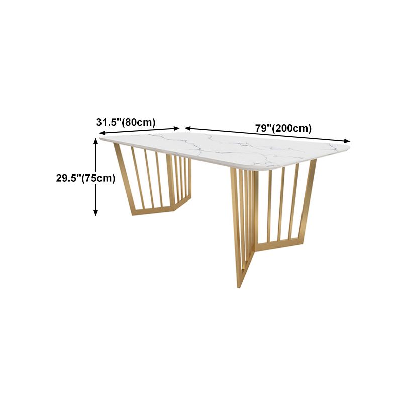Glam Style 1/4/5 Pieces Dining Set White-gold Table Kitchen Set for Living Room Clearhalo 'Dining Room Sets' 'Dining Tables & Seating' 'dining_room_set' 'furn' 'furn_dining_room_set' 'Furniture' 'furniture_dining_room_set' 'Kitchen & Dining Furniture' 'kitchen&dining_furn' 'kitchen' 1200x1200_b8ef297c-5d56-4dae-a501-cebee0f67023