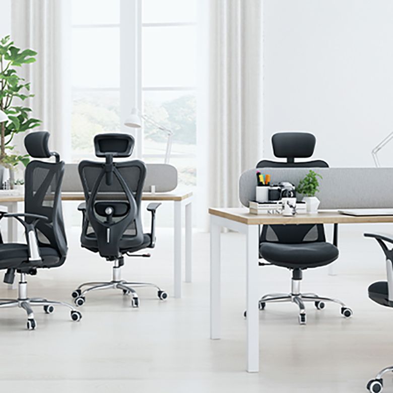 Office High Back Executive Chair Modern Adjustable Arms Ergonomic Mesh Task Chair Clearhalo 'furn' 'furn_office_chair' 'Furniture' 'Office Chairs' 'Office Furniture' 'office_chair' 1200x1200_b8efb7d8-f099-4b20-846a-118646f8f9e2