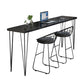 Wood Bar Dining Table Modern Rectangle Bar Table with Four Legs base for Dining Room Clearhalo 'Bar Furniture' 'Bar Tables' 'bar_tables' 'furn' 'furn_bar_tables' 'Furniture' 'furniture_bar_tables' 'Kitchen & Dining Furniture' 1200x1200_b8f28bb4-62a2-4af1-b7ee-93c72ecb0b2f