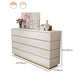 Classic Glam Storage Chest White 5/8/9 Drawers Chest , 15.6-inch Width Clearhalo 'Bedroom Furniture' 'Dressers & Chests' 'dressers_chests' 'furn' 'furn_dressers_chests' 'Furniture' 1200x1200_b8f39bcb-749e-4bd4-b229-003bc5a750e3