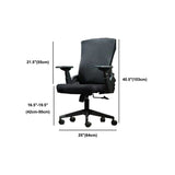 Modern Mesh and Plastic Desk Chair with Hight and Mid Back Home Office Chair