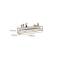 Glam TV Media Stand Console multimédia de rangement ouverte avec 3 tiroirs