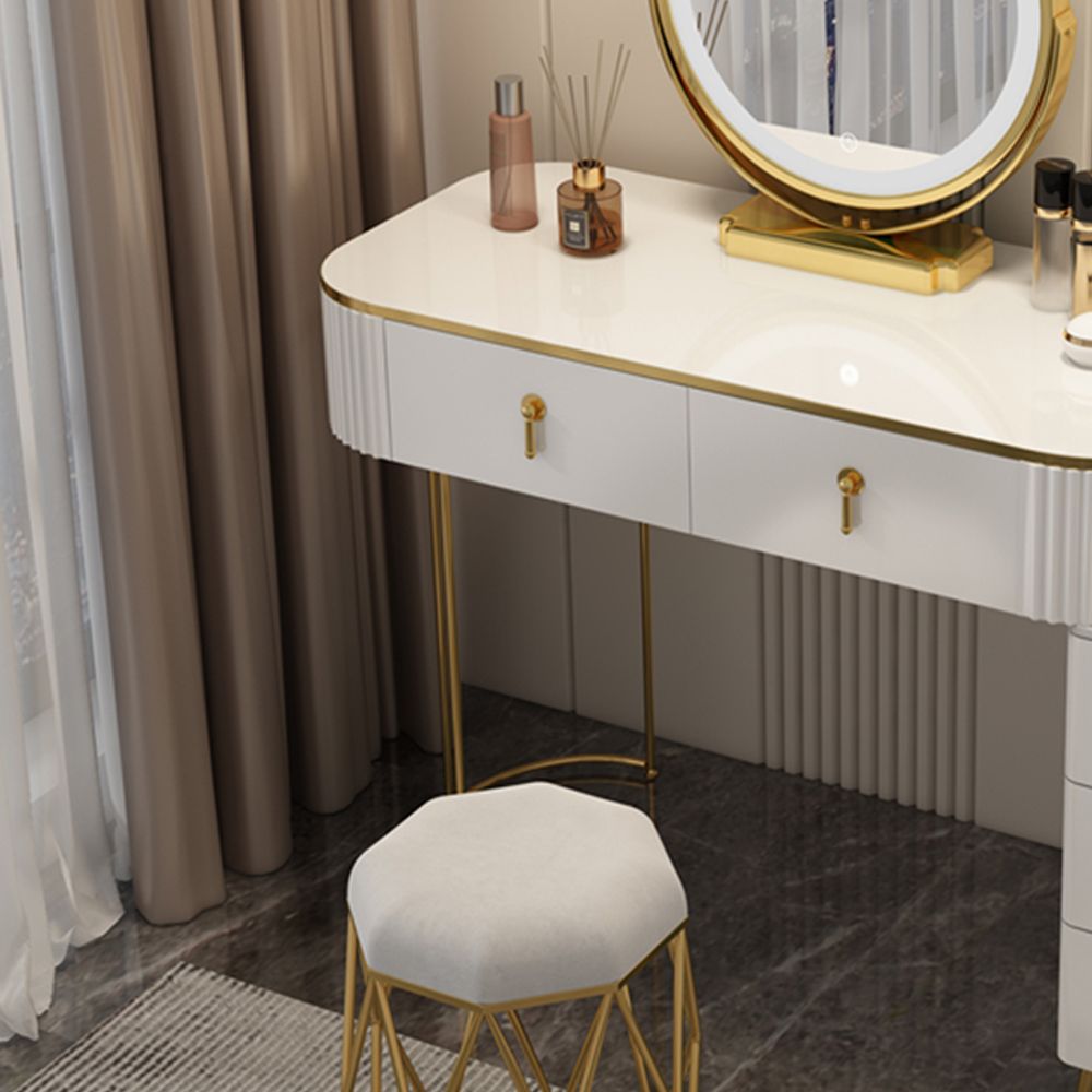 Lighted Mirror Makeup Vanity Storage Box Vanity Dressing Table