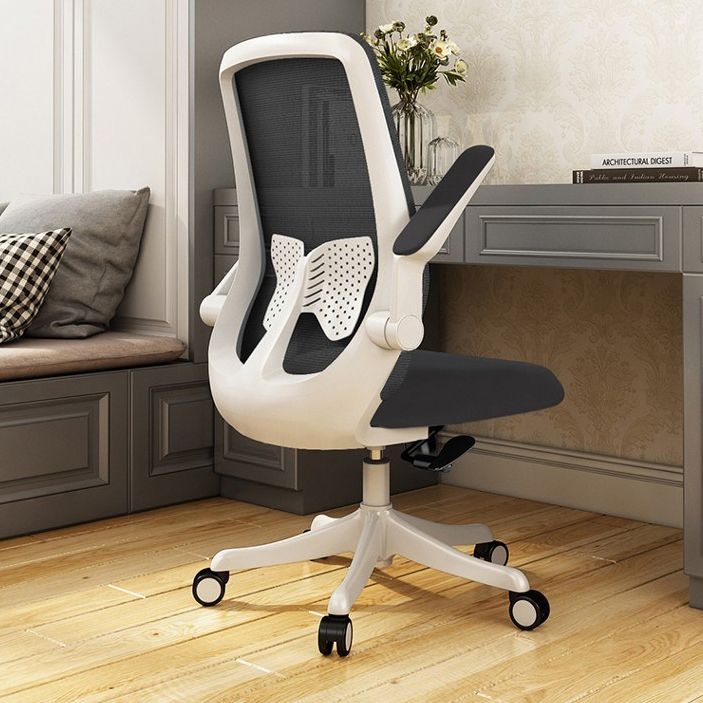 Contemporary Mesh Desk Chair Ergonomic Adjustable Arms Chair for Home Office Clearhalo 'furn' 'furn_office_chair' 'Furniture' 'furniture_office_chair' 'Office Chairs' 'Office Furniture' 'office_chair' 1200x1200_b8ff3a36-13d4-45cd-a2d6-d6d4f0d4a074