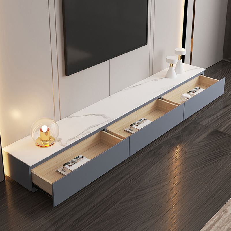 Console TV per la casa moderna moderna di archiviazione TV con cassetti
