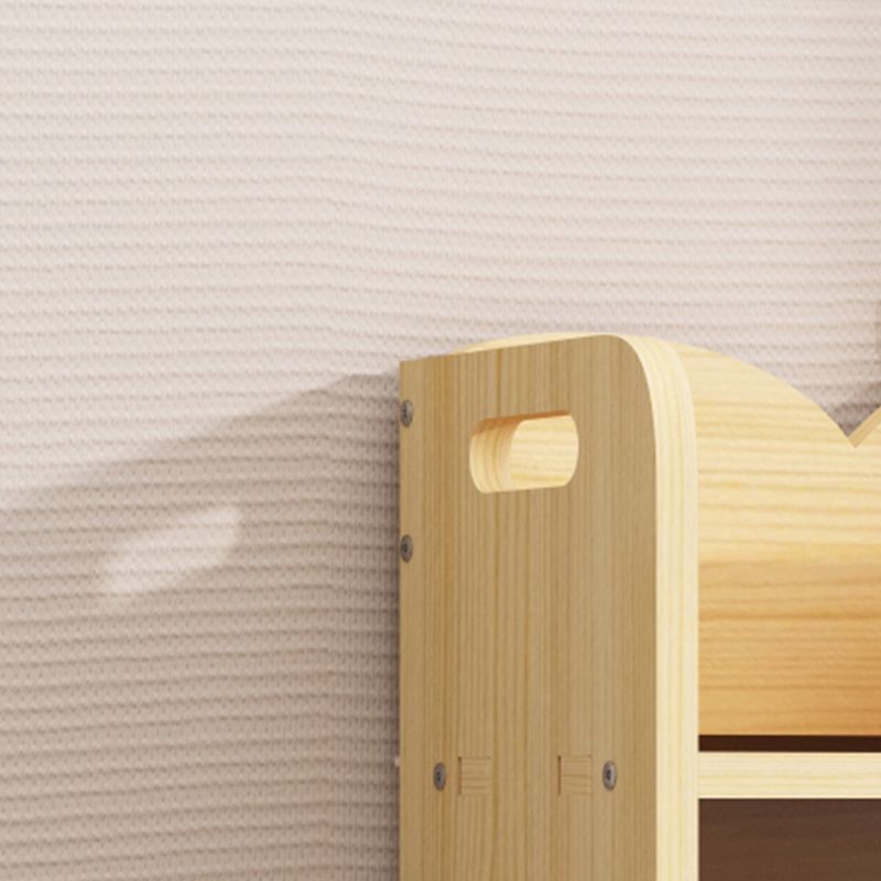 Les étagères de bibliothèque en bois verticales modernes comprenaient la bibliothèque naturelle pour la maison