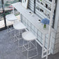 Modern Bar-Height Table Faux Marble Top Bistro Table for Patio Use Clearhalo 'Bar Furniture' 'Bar Tables' 'bar_tables' 'furn' 'furn_bar_tables' 'Furniture' 'Kitchen & Dining Furniture' 1200x1200_b90b60e1-a0d2-4075-a8d9-97bb6770e653