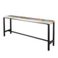 1/5 Pieces Wood Top Bar Table Set Modern Rectangle Pub Table Set