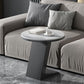 Modern 19.68" Tall Side Table Black Metal Sofa Side Accent Table